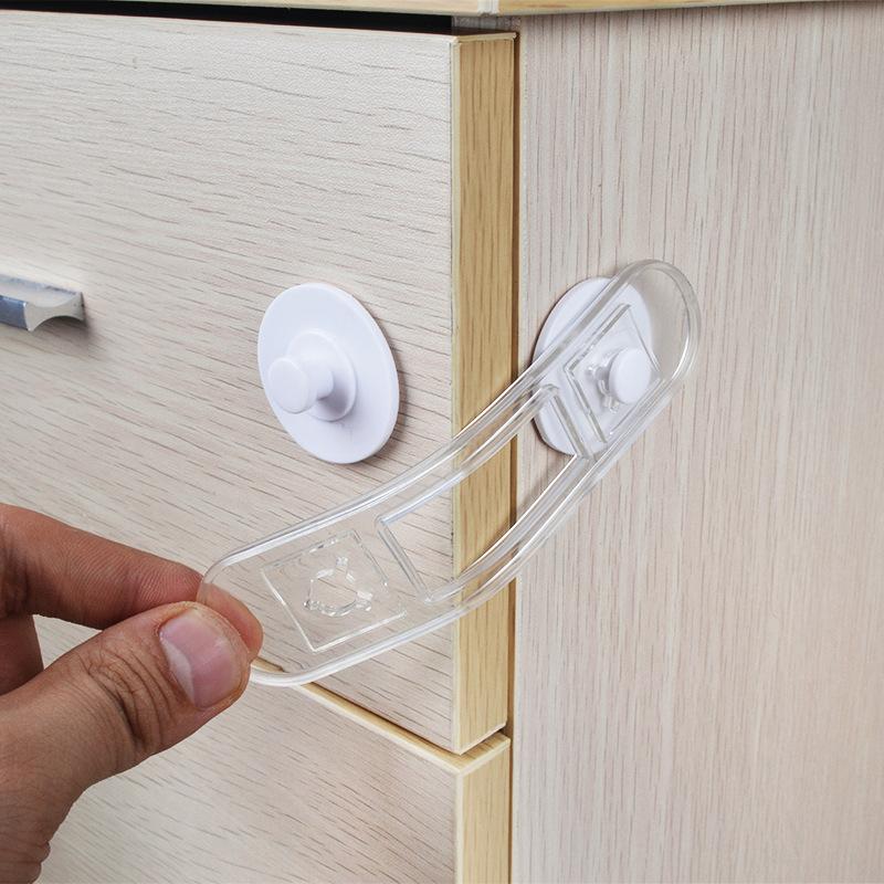 1/10pcs Baby Cabinet Locks Strap Drawer Lock Child Anti Opening Refrigerator Lock Home Baby Anti Pinch Safety Protection Buckle