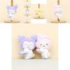 Adorable Sanrio Plush Toy Keychain Featuring My Melody And Cute Kuromi Dolls