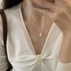 Shell Pearl Necklace Female Design Gentle Temperament Collarbone Chain For Girlfriend Valentine'S Day Gift