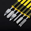 6 In 1 Metal Crowbar 6-Piece Set Small Metal Spudger Pry Opening Repair Tools Kit for Mobile Phone Metal Crowbar Pry Tools