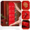 New Year's Bag Chinese Style Folding Red Envelope Traditional Blessing Wedding Money Envelope Bonus Hongbao Red Pocket Kids Gift