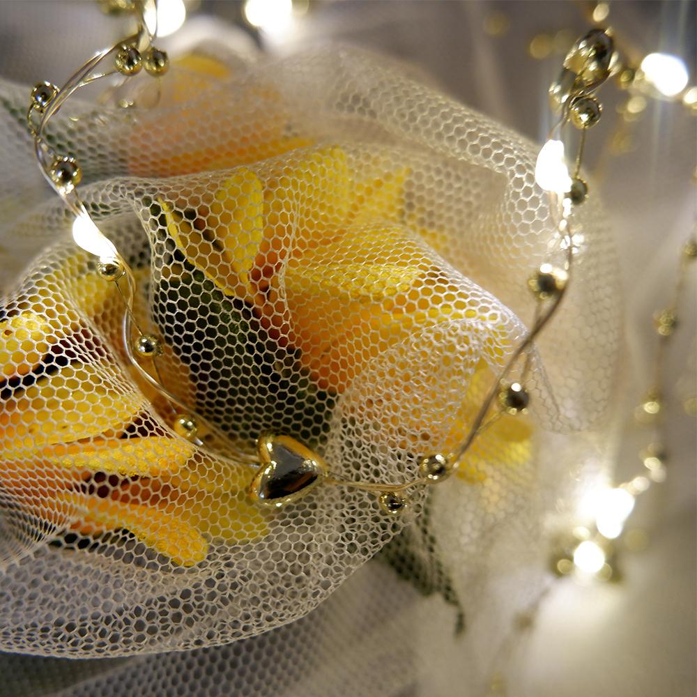 Battery Pearl LED Lights, Pearl LED Copper String Lights Fairy Lights, Wedding Family Party LED Lights, Christmas Decoration Lights