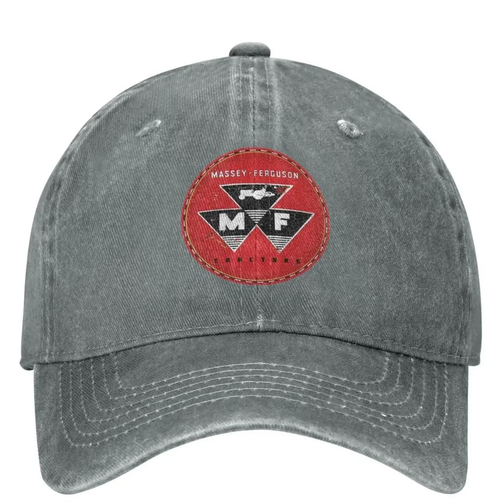 Tractor Agriculture Logo Baseball Cap Massey Ferguson Outdoor Sun Trucker Dad Hat Unisex Unisex Street Style Designer Baseball Caps