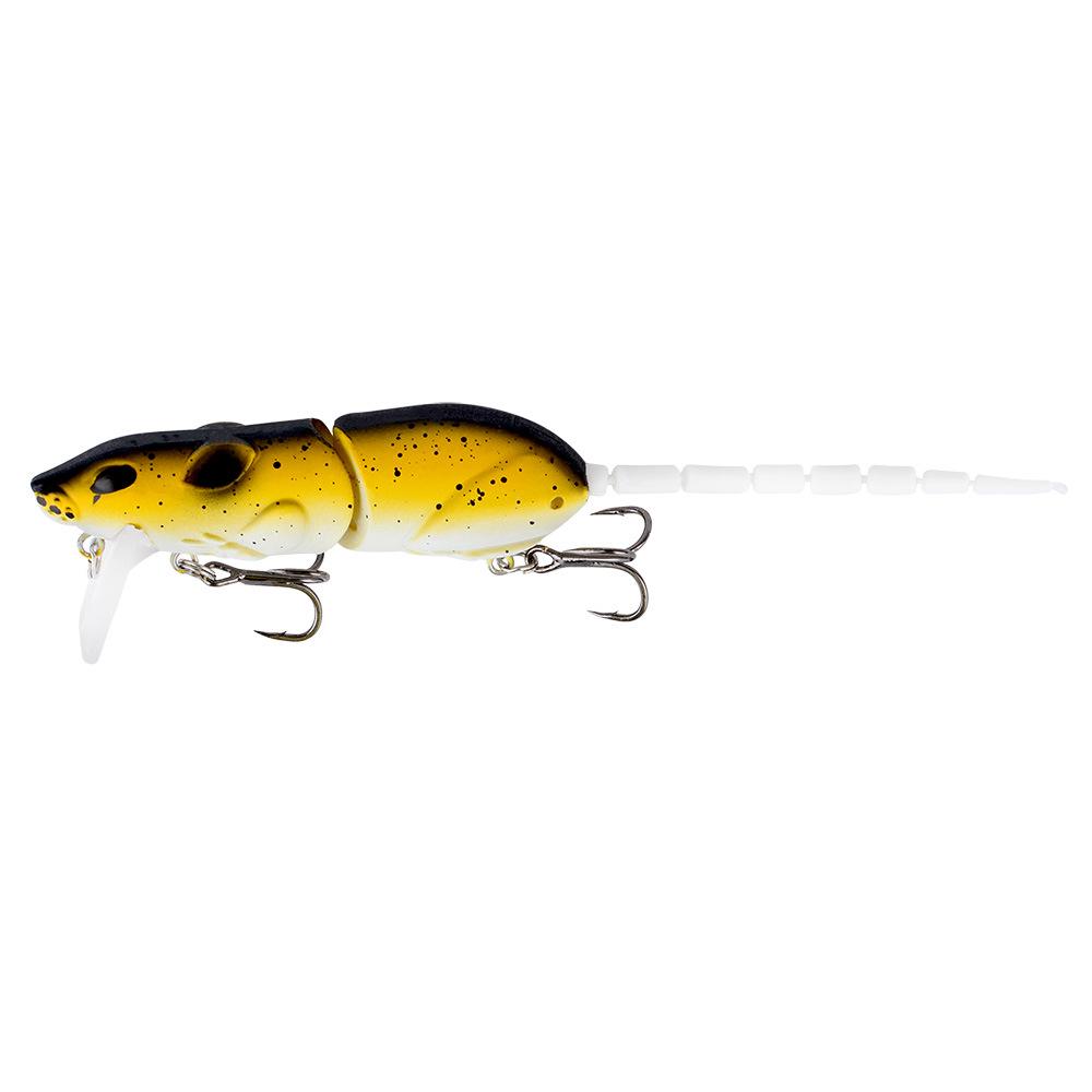 Imitation Mouse Minnow 2-Section Lure, 8cm/15.5g, Long-Casting Pencil for Bass, Asp & Black Carp.