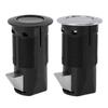 Cabinet Lock Zinc Alloy ABS Secure Round Embedded Push To Open Lock for File Drawer Cupboard Mailbox