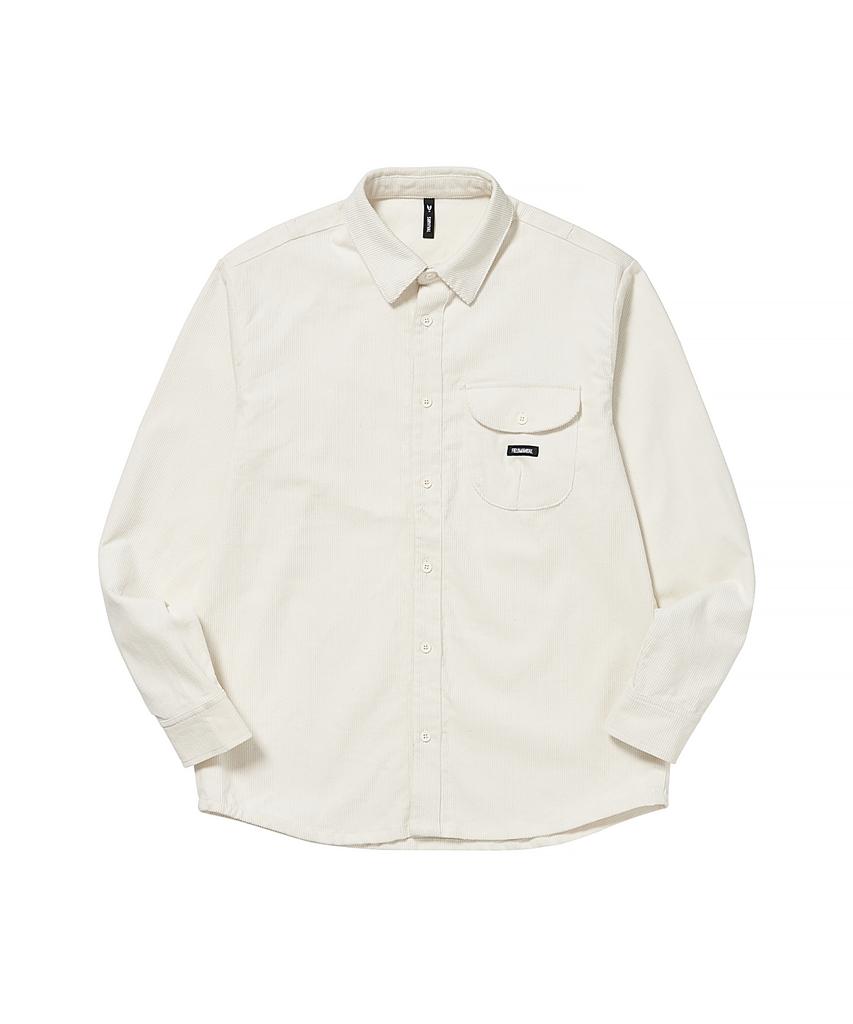 Field Manual Corduroy Shirt White