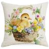 New Easter Pillowcase Spring Retro Rabbit Easter Egg Decorative Pillow Sofa Cushion Cover