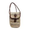 Sommer Ny Mini Reise Stråvevd Crossbody-veske Dame Utsøkt og Søt Liten Håndveske Dame Mobiltelefonveske Skulderveske Strandveske