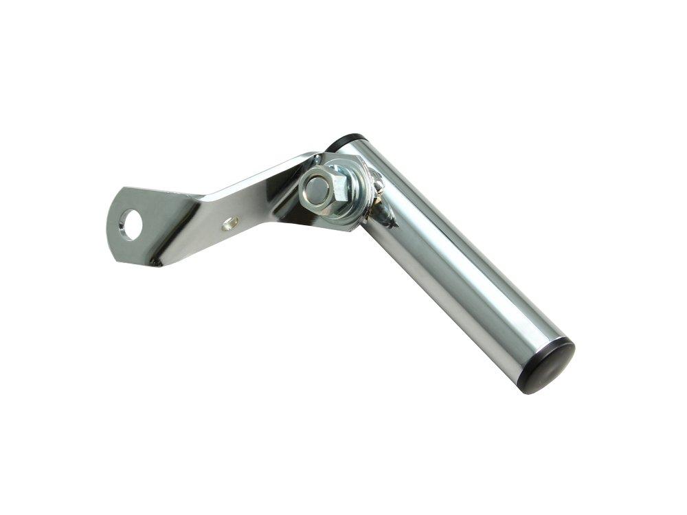 Hurricane HU1019C Clamp Bar, Outer Diameter 0.9 inches (22.2 mm), Effective Clamp Length 2.7 inches (68 mm), Chrome Plating, Universal
