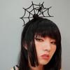 Spider Halloween Headband Cosplay Headband Gothic Black Crown Halloween Mask  Dressing Up Props