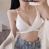 Cross-Back Spaghetti Strap Tube Top with Chest Pads - Sexy Strapless Hollow-Out Base Layer for Women