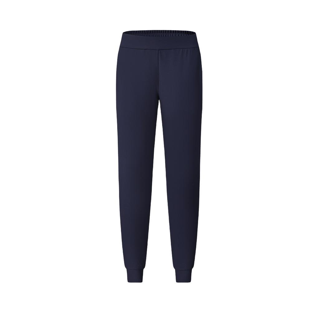 Fila Fitness Fashion Versatile Trendy Knit Sports Pants Women pants Royal-Blue A11W421614FNV