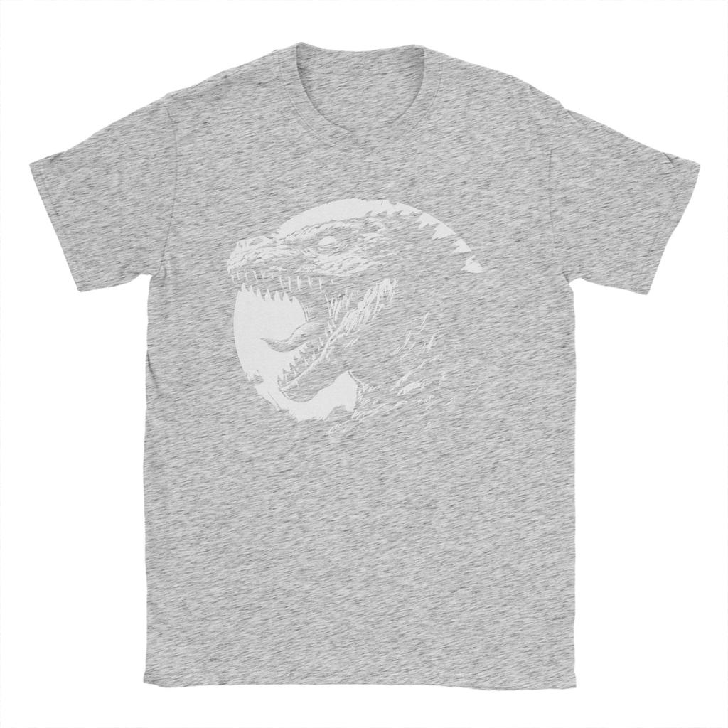 King of Kajiu Godzillaed T-Shirt Unisex Baumwolle Freizeit-T-Shirt Rundhals T-Shirts Kurzarm Kleidung Geschenkidee