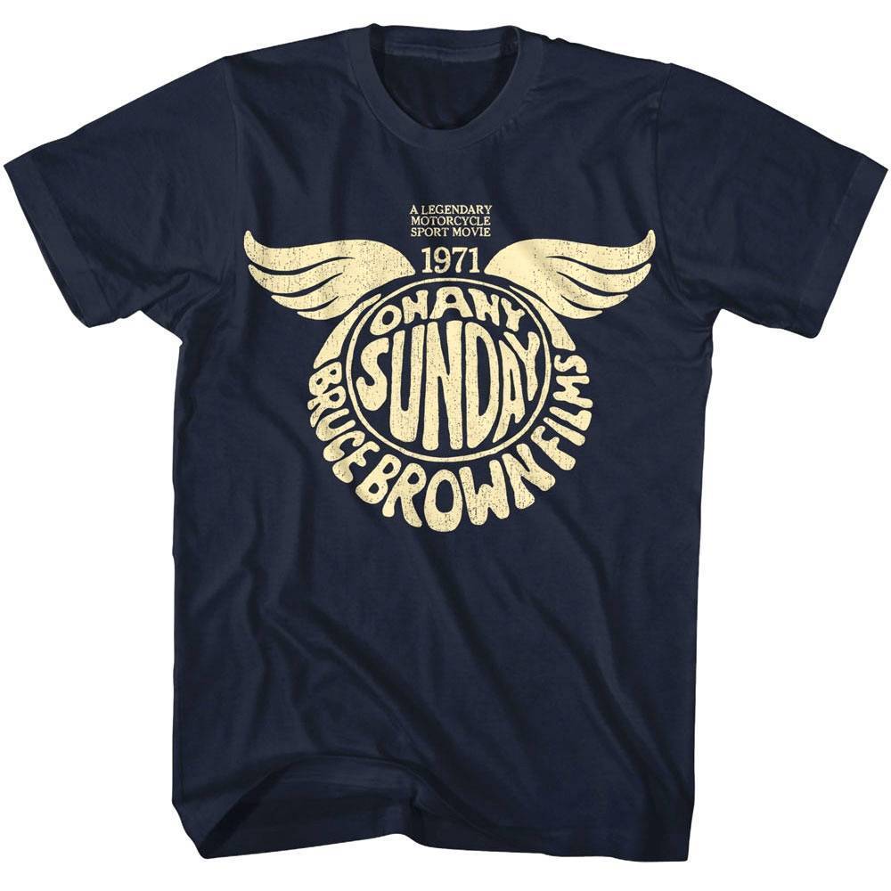 On Any Sunday Legendary Motorcycle Movie 1971 Men T Shirt L