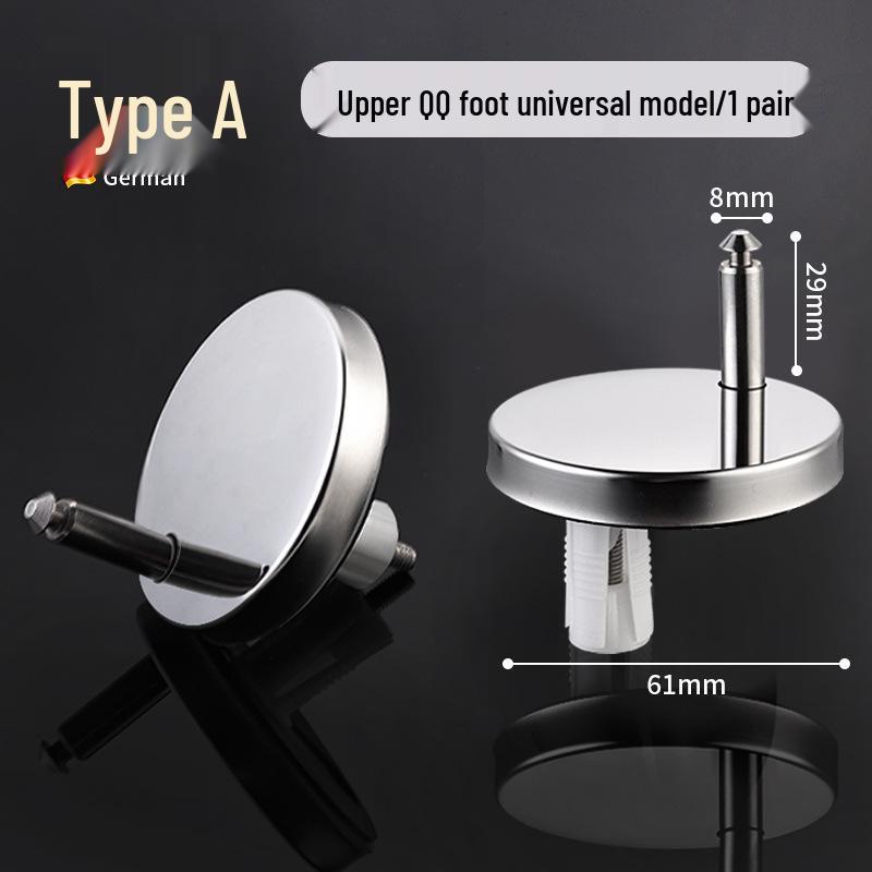Universal Toilet Lid Fixing Screw - Expandable Bolt & Buckle Set