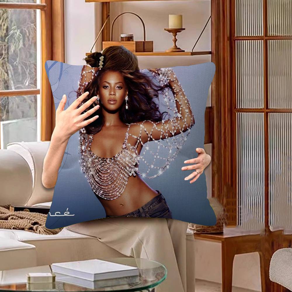 B-Beyonce Singer 45*45cm Cushion Cover Pillow Cover Decor Pillowcase Home Pillowcase For Couch Pillow