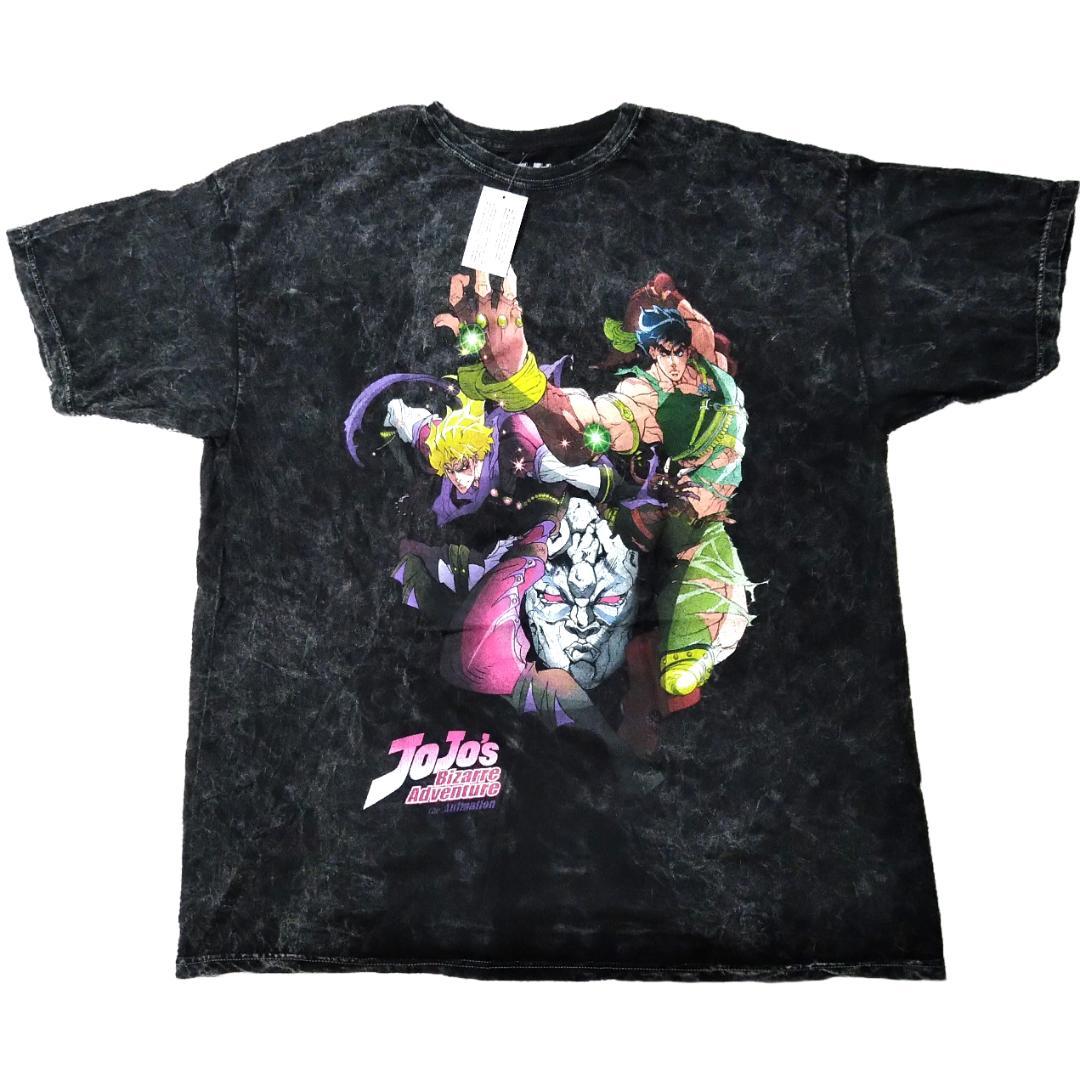 

[USED] JoJo s Bizarre Adventure Washed T-Shirt (XL Size) Anime Official