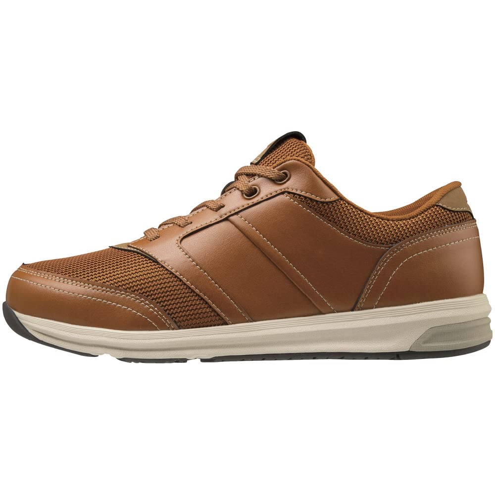 Walking Shoes YOUDO M Easy on the reduces easy on the cm 3E [Mizuno] knees, strain, comfortable, knees, men's brown, 26.5