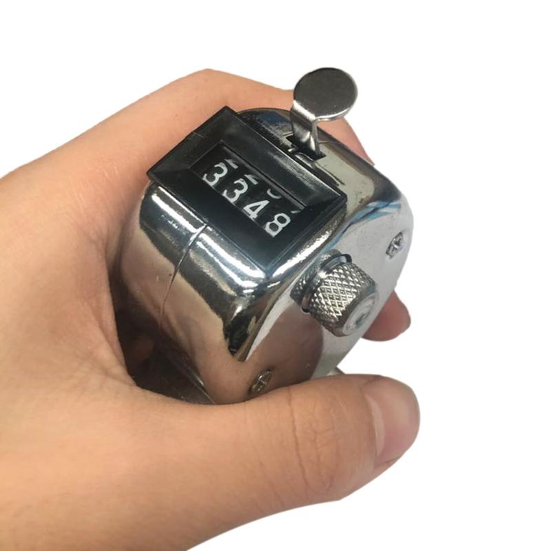 Mini Mechanical Digital Golf Clicker Manual Counting Max.9999 Counter Portable 4 Digital Number Handheld Tally Counter