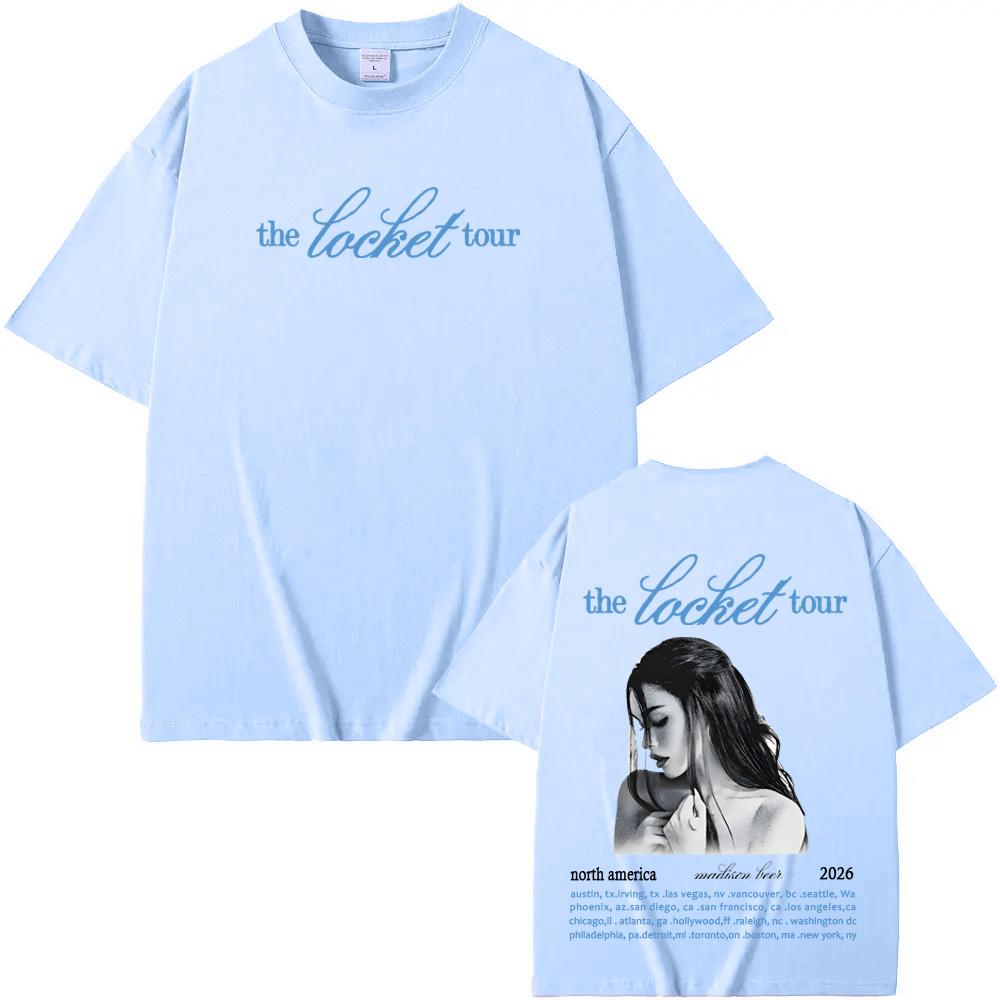 Madison Beer Locket Tour 2026 Shirt North American Tour Dates ONLY Madison Beer Concert Merch Cotton Tshirt