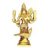 Murugan Idol Brass Mini | Mini Lord Murugan Statue | Karthikeyan Idol | Mini Murugan Silai Brass 8 CM Height Brass Gold Colour 1 Piece, Religious