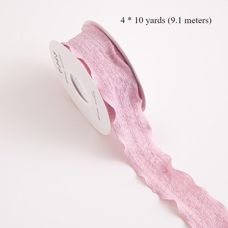 10Yards/Roll Chiffon Silk Ribbon Organza Satin For DIY Craft Gift Wrapping Decoration Wedding Bouquets Wreath Sewing Supplies