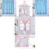 Elegant Velcro Curtain Window Self Adhesive Blackout Drapes For Cozy Bedrooms And Stylish Girls Decor