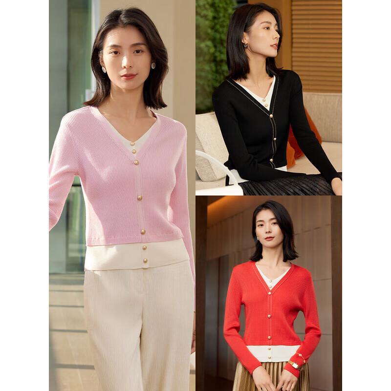 EP YAYING Вязаный свитер из искусственного двухслойного шелка тутового дерева и мериносовой шерсти L 4 52290₽