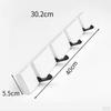 Coat Hooks Hook Door With 2 ~ 5