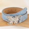 Sequins Hip Hop Punk Belt Denim Casual Versatile Belt Trendy Retro Fashion Belt
