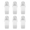 12PCS Plant Pots with Wicking System Transparent Double Layer Design Pots with Labels for Small Indoor Plants