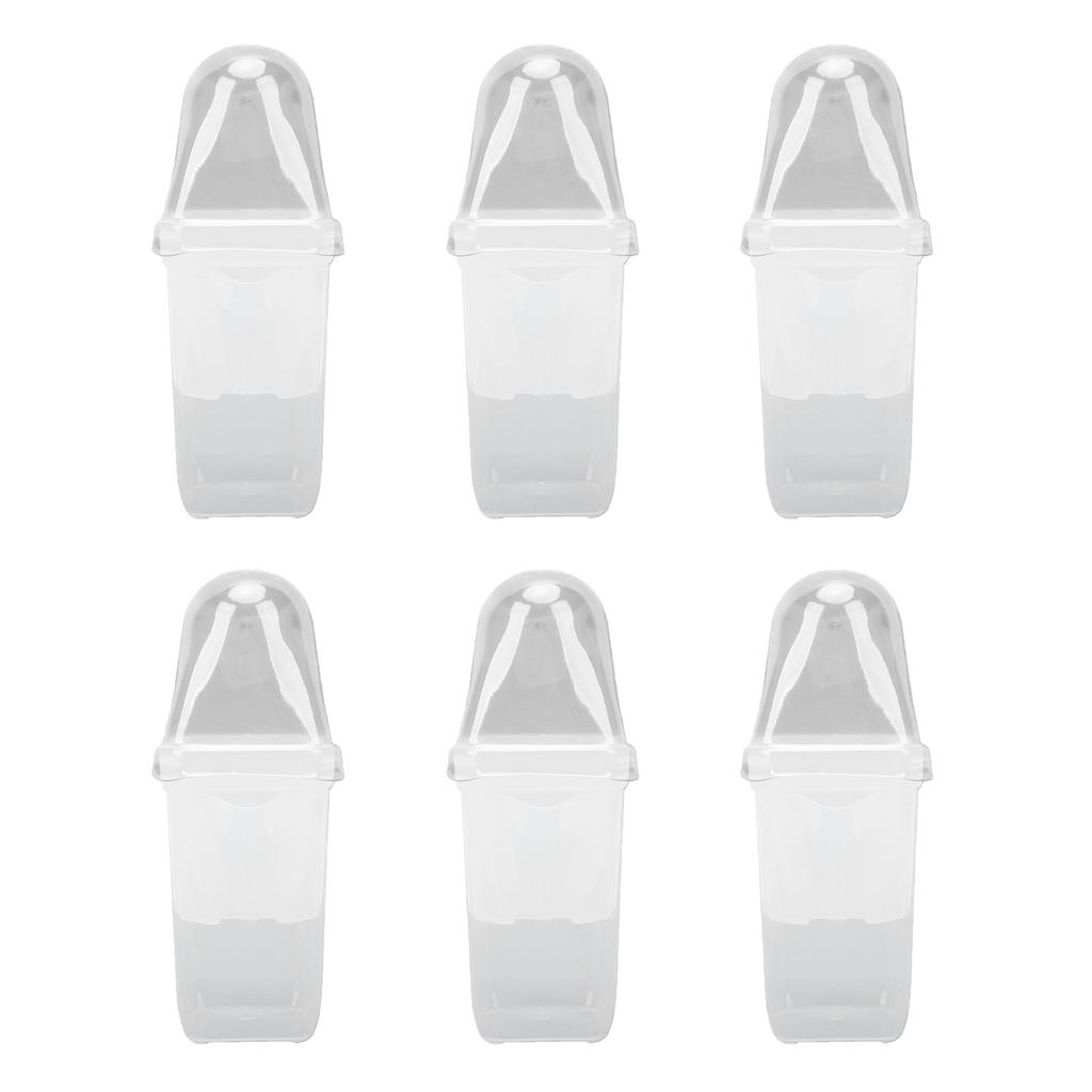 12PCS Plant Pots with Wicking System Transparent Double Layer Design Pots with Labels for Small Indoor Plants