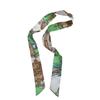 Long silk scarf, new thin and narrow decorative scarf, multi-purpose headscarf, headband, hair tie, bag streamer, gift box strap.
