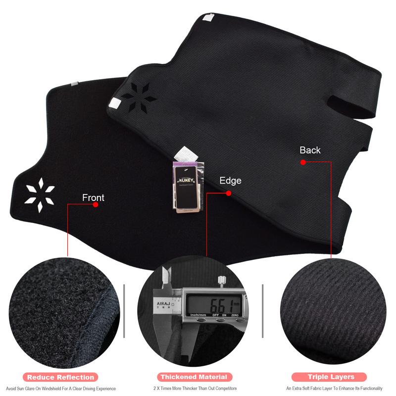 OEMASSIVE For Dacia Renault Logan 2 2012 -  Renault Symbol Car Inner Auto Dashboard Cover Pad Carpet Dash Mat Cushion