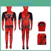 Deadpool Themed Stage Costume With Flexible Fabric For Kids Cosplay Events