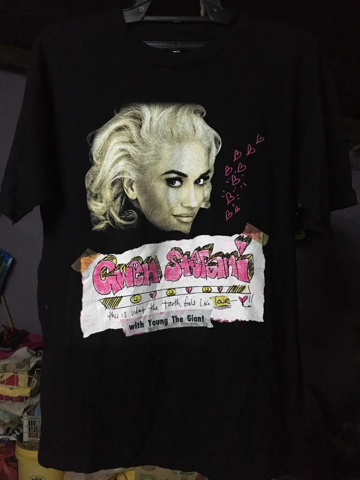 Vintage Gwen stefani tour T-shirt Christmas Short Sleeve S-5XL XXXXL