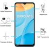 Case for Oppo A15 - Phonillico - Soft Silicone - 2 Tempered Glasses - Screen Protector - Transparent