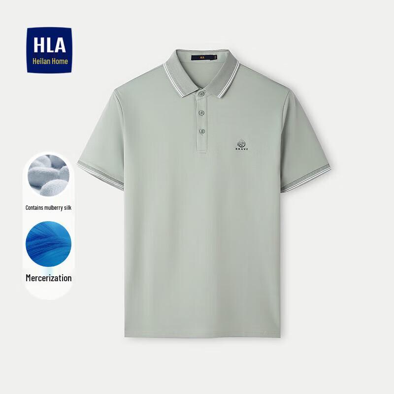 HLA Men s Mercerized Short Sleeve Polo Shirt 3XL