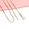 Rose Gold Plated Collarbone Necklace Simple Fashion Purple Gold Fashion Chain Color Gold
