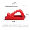 Gypsum Board Planing File Sharp Cutting Edge Wallboard Rasp Trimmer for Home Renovation Drywall Finishing Construction Work