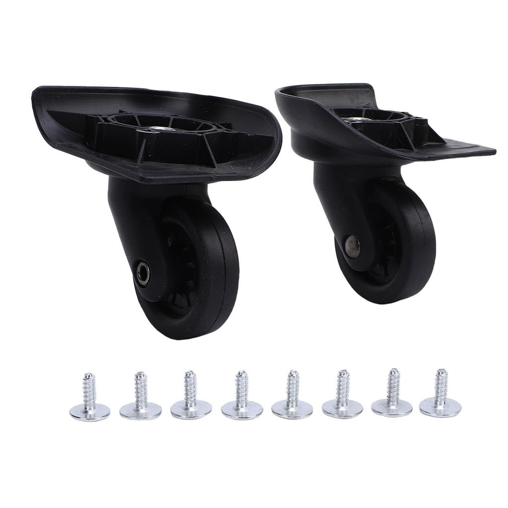 2pcs Suitcase Wheels Replacement for Z94 Mute Shock Absorption ABS Universal Rotation Casters Spare Parts