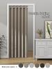 Full Blackout Waterproof Magnetic Door Curtain: No-Drill, Windproof, Soundproof, Invisible Folding Partition