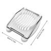 Cortador y Rebanador de Huevos 2 en 1 Divisor Multifuncional de Huevos Cortador de Huevos con Alambre de Acero Inoxidable para Huevos Cocidos Gadget de Cocina