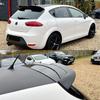 Für SEAT 2009-2012 LEON Heck Leon MK2 Schwarzes Karbonfaser-Muster Auto Heckklappen-Spoiler Heckklappen-Flügel Auto Styling Zubehör