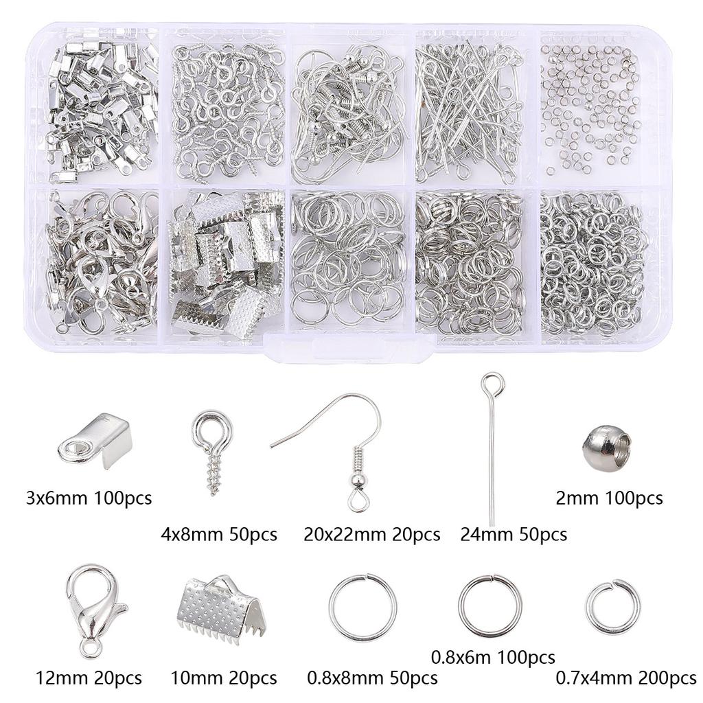 DIY Jewelry Accessories, Earrings, Ear Hooks, Bracelets, Necklaces, Handmade Bead Materials, Tool Sets