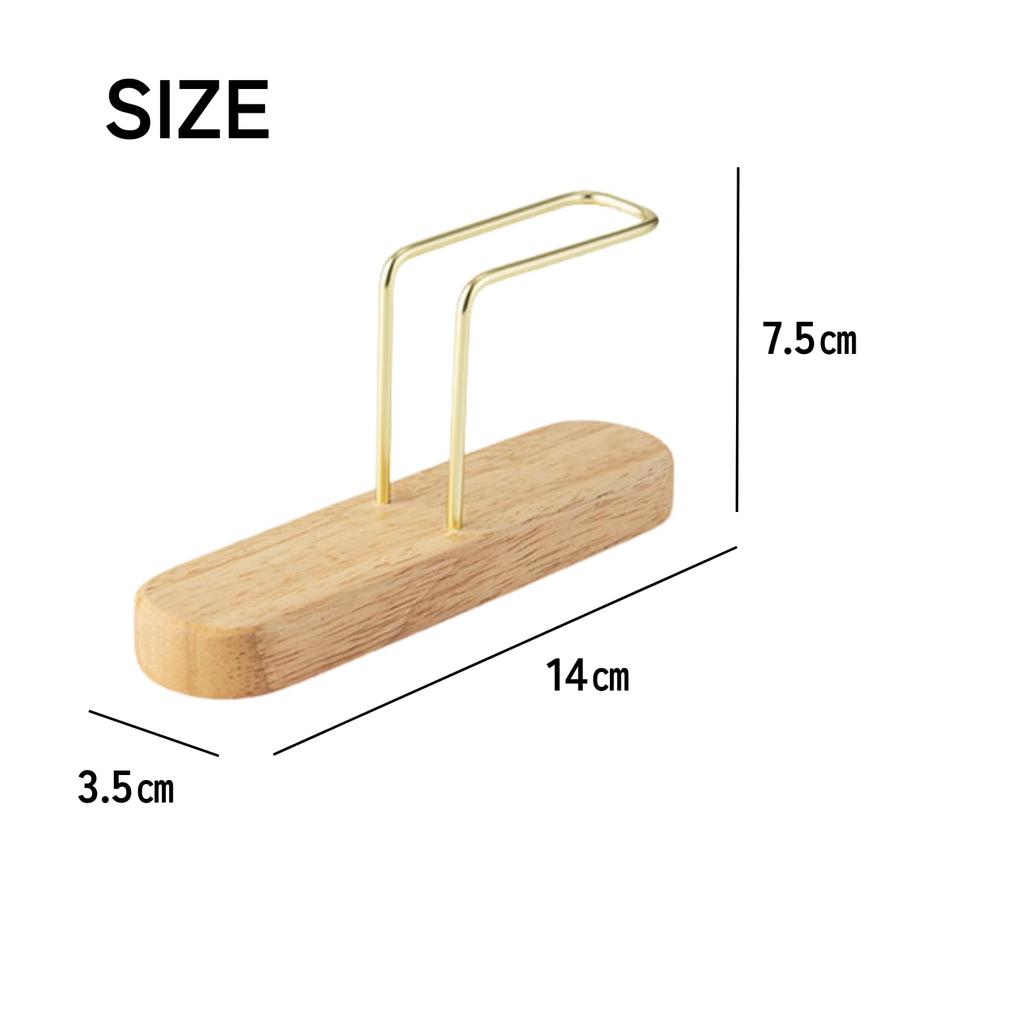 DIZLAS Coffee Filter Holder Paper Filter Wooden Case, Stand, Organizer, Space-Saving, (Cherry Wood)