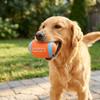 Ovale Form Rugby Spielzeug Weiche Textur Hund Kau Spielzeug Haustier Begleiter Quietscheball Für Hunde
