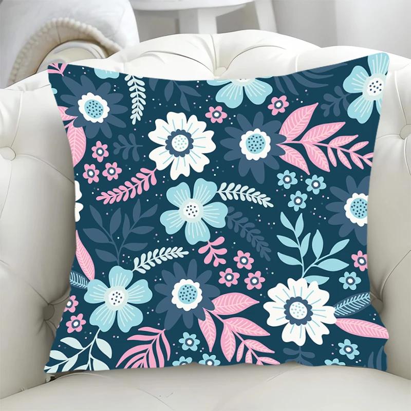 Geometric Pattern Decorative Pillowcases 40x40 Cushion Cover 40*40 Pillowcase Fall Decoration Pillow Hugs Lounge Chairs Covers