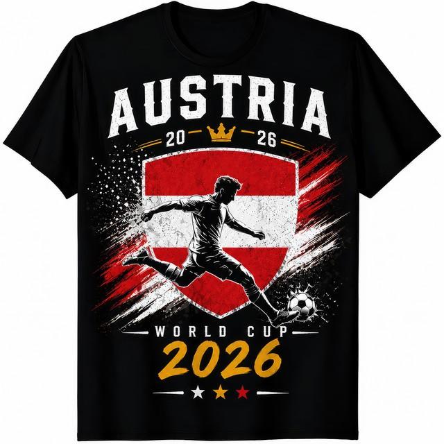 Austria 2026 World Cup Football Fan T Shirt Mens Womens Kids XL