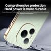 For Honor Power, Phone Case Luxury Brushed Leather Electroplated Bumper Soft TPU Cover